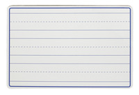 School Smart Dry Erase Pupil Board, Ruled, 12 x 18 Inches, White, Pack of 30 Item Number 1500338