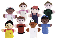 Image for Childcraft Community Helper Puppets, Set of 8 from School Specialty