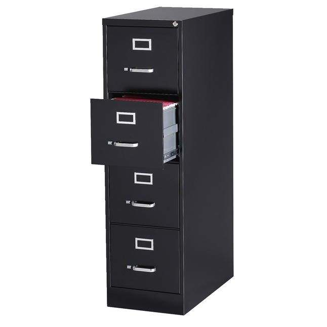 Lorell Commercial Grade Deep Vertical Files 5 Drawer Letter 15