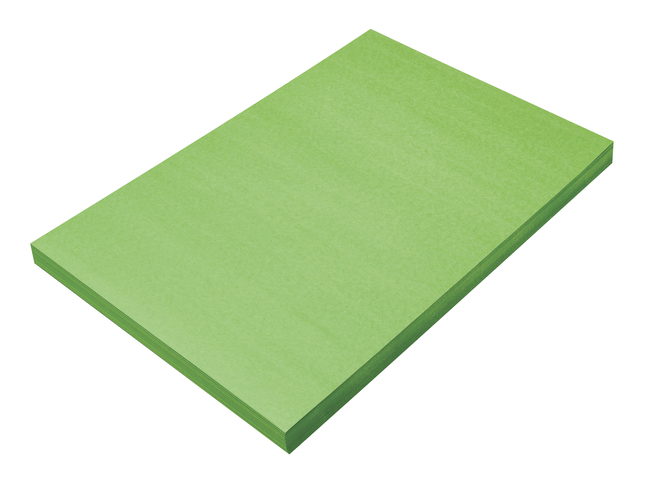 Colorations Bright Green 12 x 18 Heavyweight Construction Paper- 50 Sheets