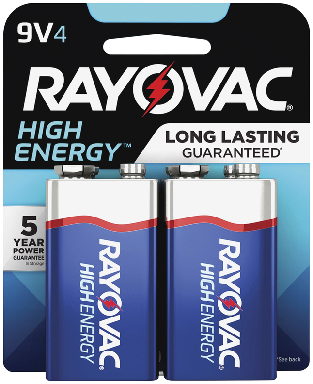 Ray-O-Vac 9V Batteries, Item Number 1507682