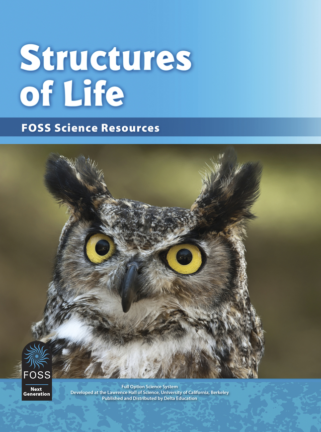 FOSS Next Generation Structures of Life Science Resources Student Book, Spanish Edition, Item Number 1508690