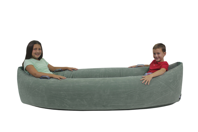 Abilitations Inflatable Peapod Xl 80 Inches Vinyl Green 