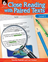 Image for Shell Education Close Reading with Paired Texts Level 1 from School Specialty