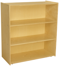 Childcraft ABC Furnishings 3-Shelf Deep Shelf Storage Units, 36 x 16 x 40 Inches, Item Number 1526316