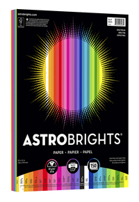 Image for Astrobrights 25-Color Spectrum Pack, 24 lbs, 8-1/2 x 11 Inches, Pack of 150 from School Specialty