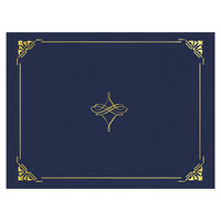 Geographics Gold Foil Border Certificate Holder, 8-1/2 x 11 in, Item Number 1535070