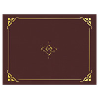 Geographics Gold Foil Border Certificate Holder, 8-1/2 x 11 in, Cordova, Item Number 1535071