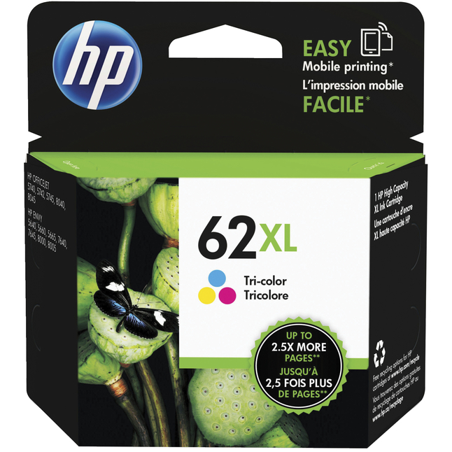 HP 62XL (C2P07AN) Original Ink Cartridge, 415 Page Yield ...