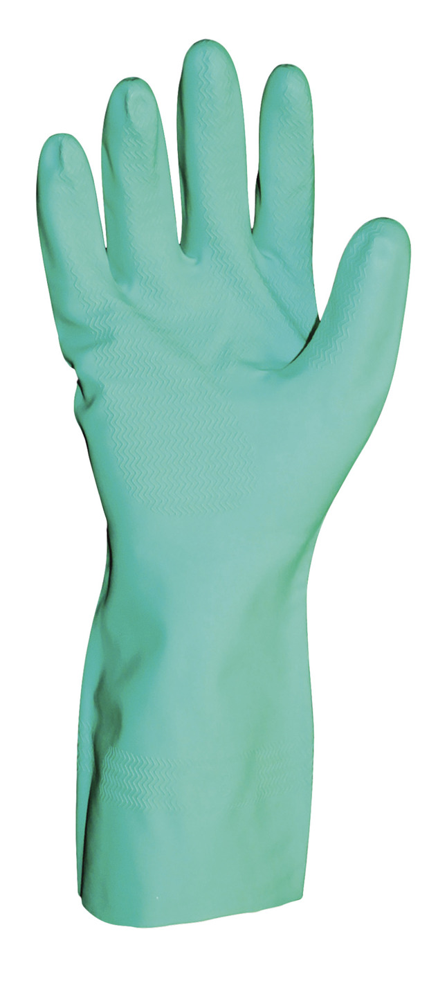 Image for ProGuard Green Nitrile Gloves, 15 mil, 12 in, Small, Green, 12 Per Pack from School Specialty