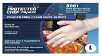 Impact Disposable Vinyl General Purpose Gloves, Large, Clear, Item Number 1536211