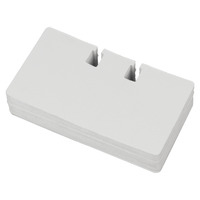 Lorell Rotary Card File Refill, 4 x 2-1/2 Inches, White, Pack of 100, Item Number 1536233