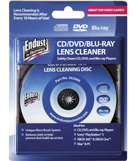 Endust CD/DVD/Blu-Ray Lens Cleaner Disc, Item Number 1536989