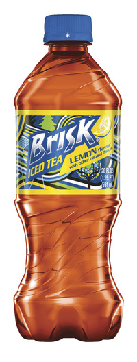 Pepsico Brisk Lemon Iced Tea Bottled Beverage, 20 oz, 24 Per Carton, Item Number 1537423
