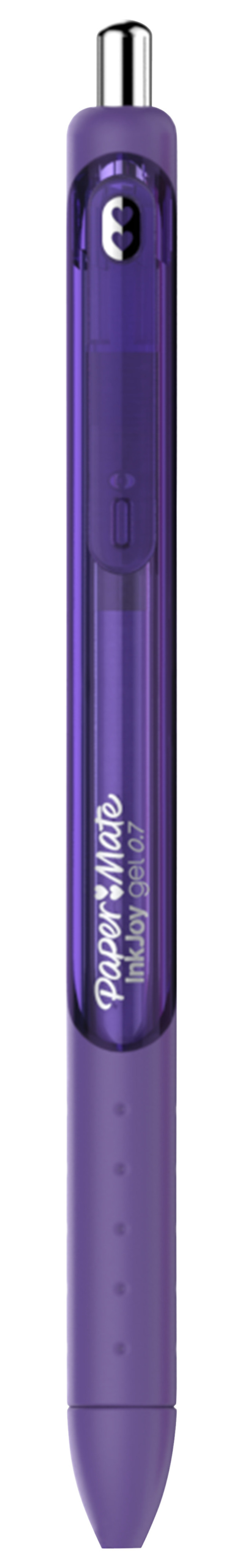 Egomania Wijde selectie compromis Paper Mate InkJoy Gel Pen, 0.7 mm, Purple, Pack of 12