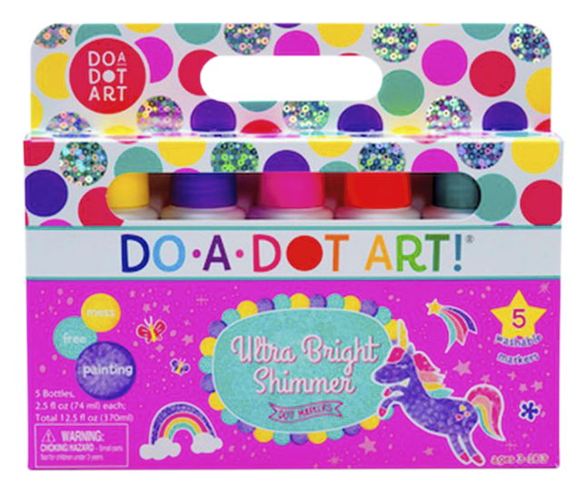 Do-A-Dot Art Washable Markers, Brilliant - 6 pack