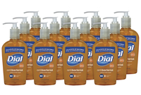 Dial Professional Antimicrobial Liquid Soap, 7.5 oz, Original Gold, Pack of 12, Item Number 1541720