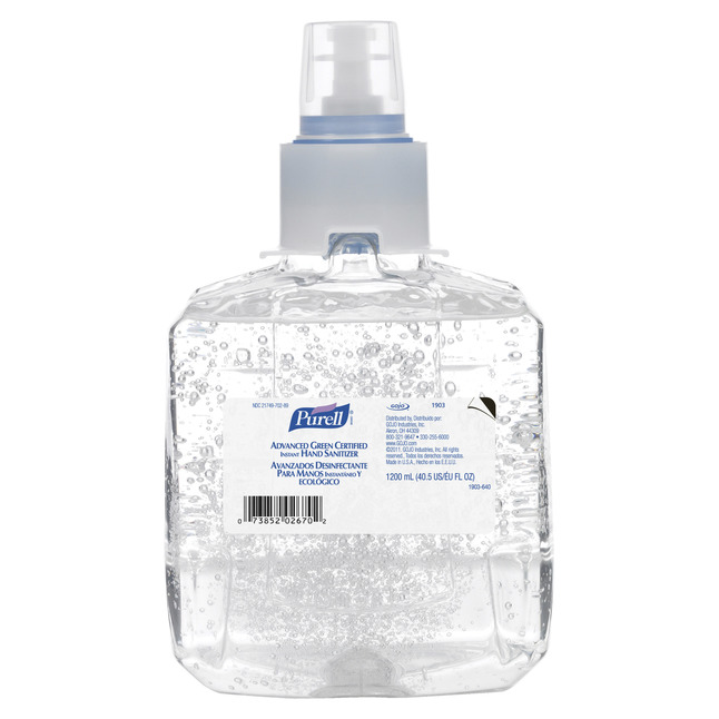 GOJO Purell LTX12 Advanced Sanitizer Gel Refill, Item Number 1541775