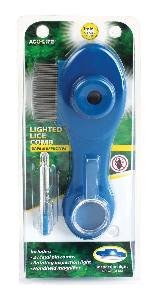 Acu-Life Lighted Lice Comb, Item Number 1542577