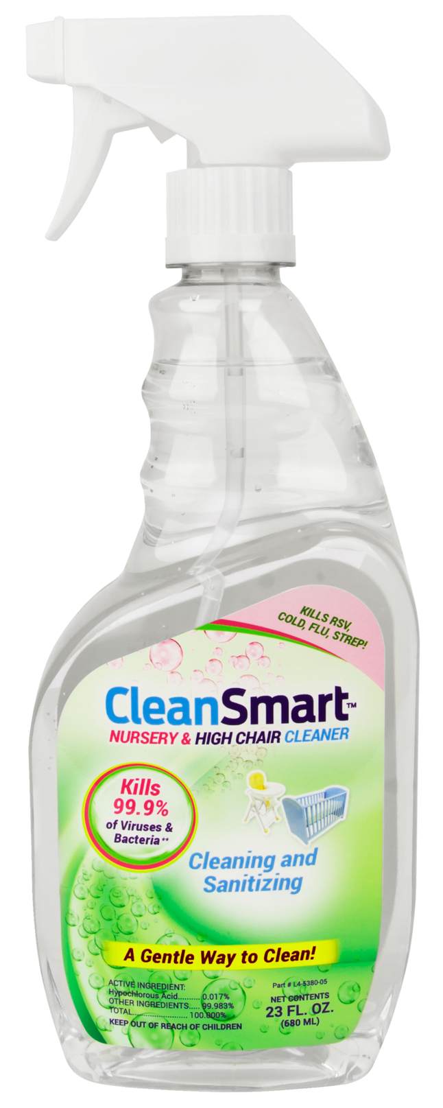 Cleansmart Nursery High Chair Cleaner 23 Ounces