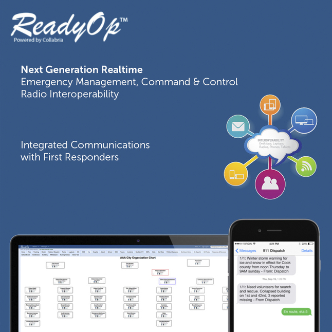 ReadyOp Emergency Management Web Based Application, 1 Year ...
