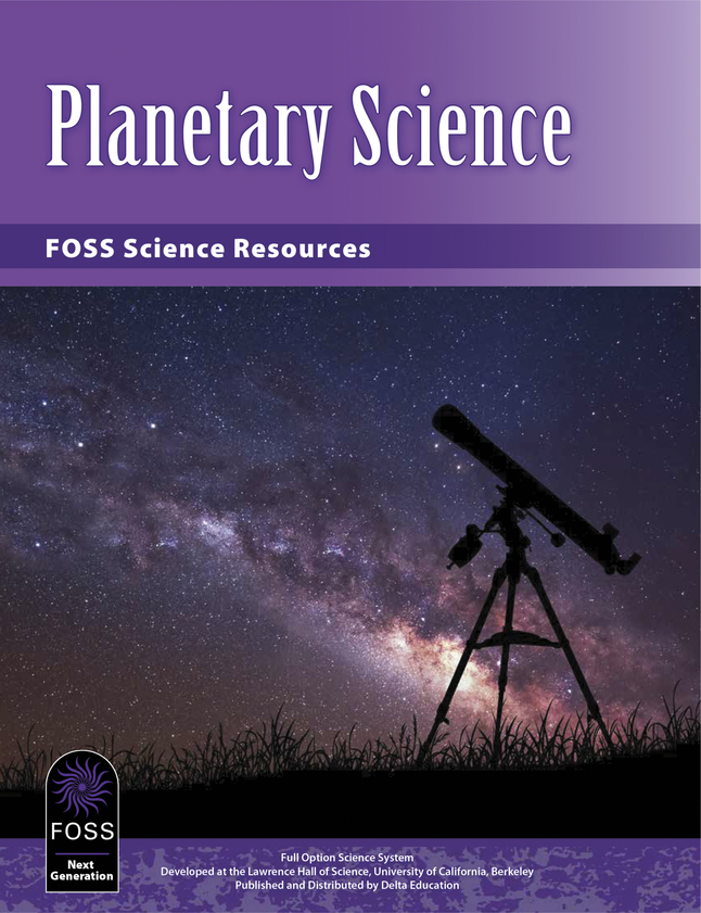 FOSS Next Generation Planetary Science Science Resources Student Book, Item Number 1558513