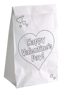 Hygloss Valentines Day Bags, Pack of 25, Item Number 1559552