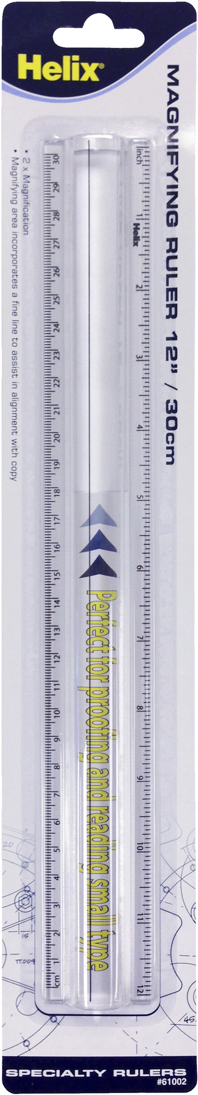Helix 6"/15CM Clear Ruler 