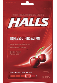 Halls Cherry Cough Drops, Item Number 1562070