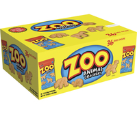 Keebler Zoo Animal Crackers, 2 oz, Pack of 36, Item Number 1563738