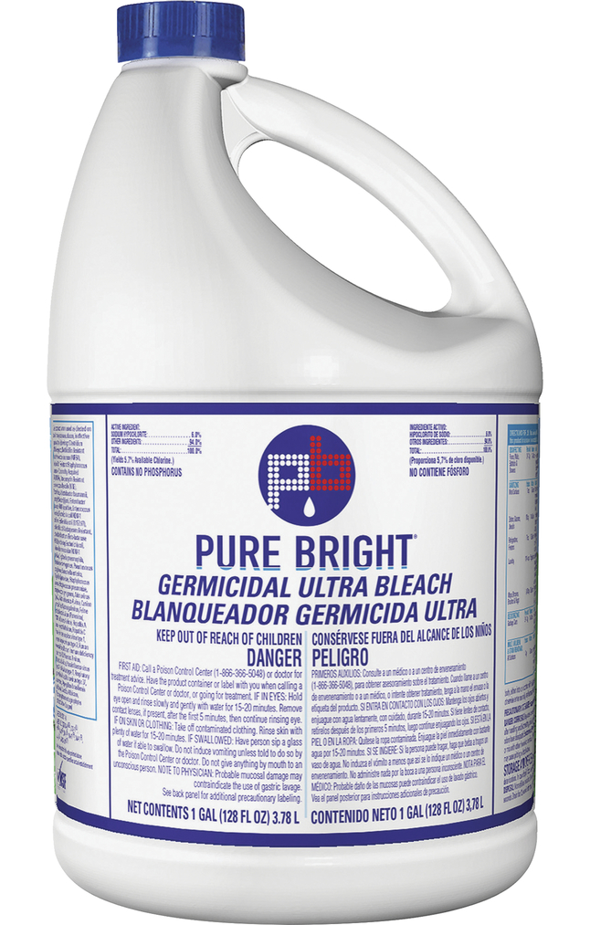 KIK Custom Pure Bright Germicidal Ultra Bleach, Item Number 1564857