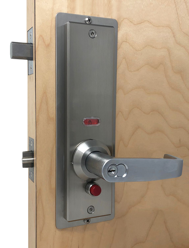 Quick Action Deadbolt Lock Cylindrical LHR, Interior & Exterior Cylinders, Item Number 1545349