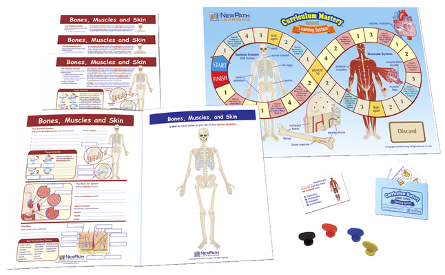Image for NewPath Bones, Muscles and Skin Learning Center, Grades 6 to 8 from School Specialty