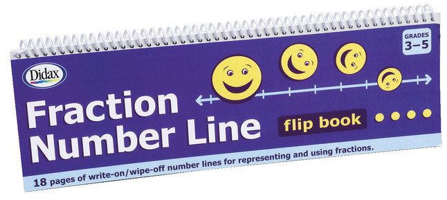 G1553915 - Fraction Number Line Flip Book