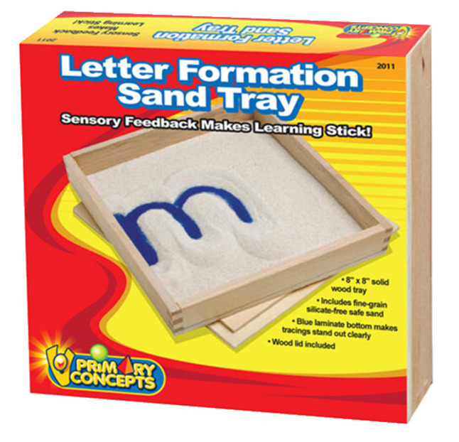 Primary Concepts Letter Formation Sand Tray, 8 x 8 inches, Item Number 1567690