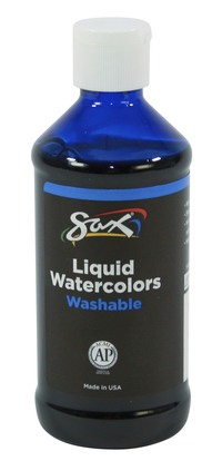 Sax Liquid Washable Watercolor Paint, 8 Ounces, Turquoise, Item Number 1567844