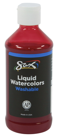 Sax Liquid Washable Watercolor Paint, 8 Ounces, Coral, Item Number 1567851