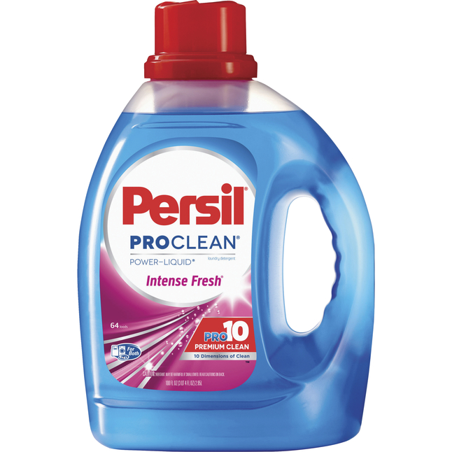 Persil ProClean Power-Liquid Detergent, 100 Ounces, Intense Fresh, Blue, Item Number 1570209