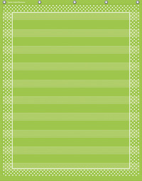 Teacher Created Resources 10 Pocket Chart, Lime, Item Number 1570380