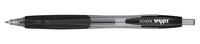 School Smart Retractable Rubber Grip Gel Pens, Black, Pack of 12 Item Number 1570506