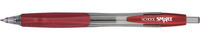 School Smart Retractable Rubber Grip Gel Pens, Red, Pack of 12 Item Number 1570508