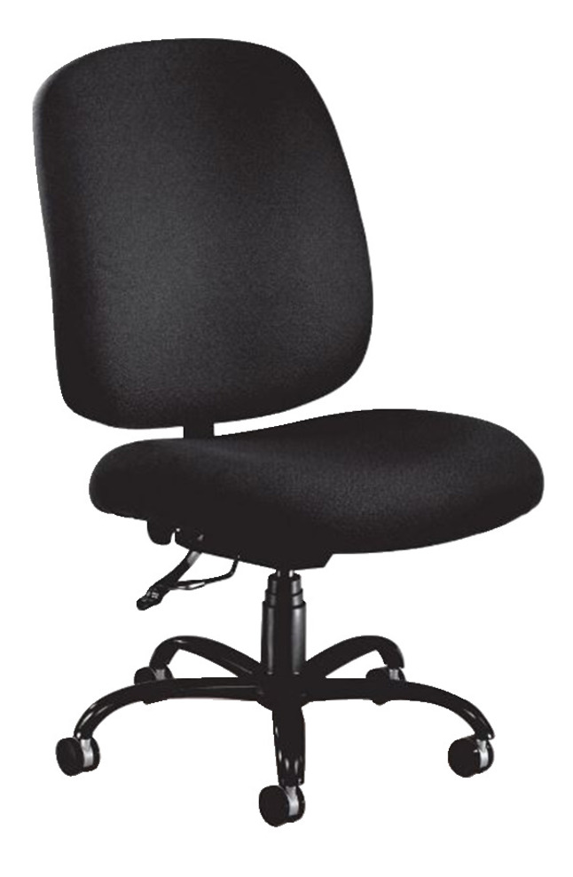 Ofm Big And Tall Upholstered Swivel Task Chair 19 1 4 To 22 Inch