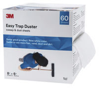 3M Easy Trap Duster 8 in x 6 in, 60 Sheets, White, Item Number 1572118