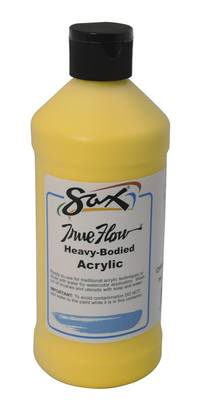 Sax True Flow Heavy Body Acrylic Paint, Pint, Chrome Yellow Item Number 1572464