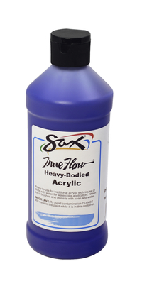 Sax True Flow Heavy Body Acrylic Paint, Pint, Phthalo Blue Item Number 1572466
