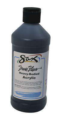Sax True Flow Heavy Body Acrylic Paint, Pint, Mars Black Item Number 1572471