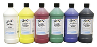 Sax True Flow Heavy Body Acrylic Paint, Assorted Colors, Quarts, Set of 6 Item Number 1572494