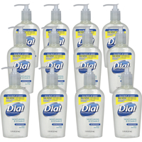 Dial Sensitive Skin Liquid Hand Soap, 7.5 oz, Clear, Pack of 12, Item Number 1573034