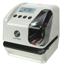 Lathem Electronic Time and Date Stamp, Item Number 1573223