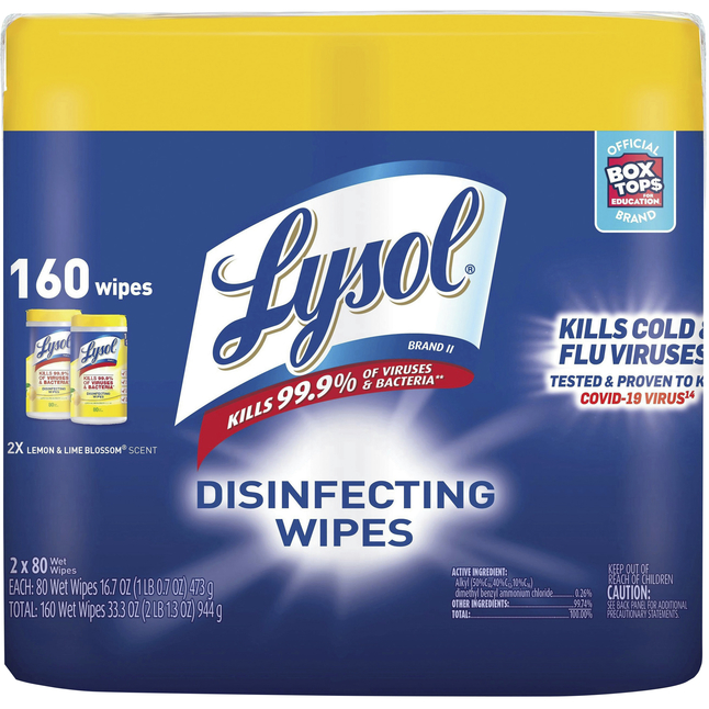 Disinfecting, Sanitizing Wipes, Item Number 1573284